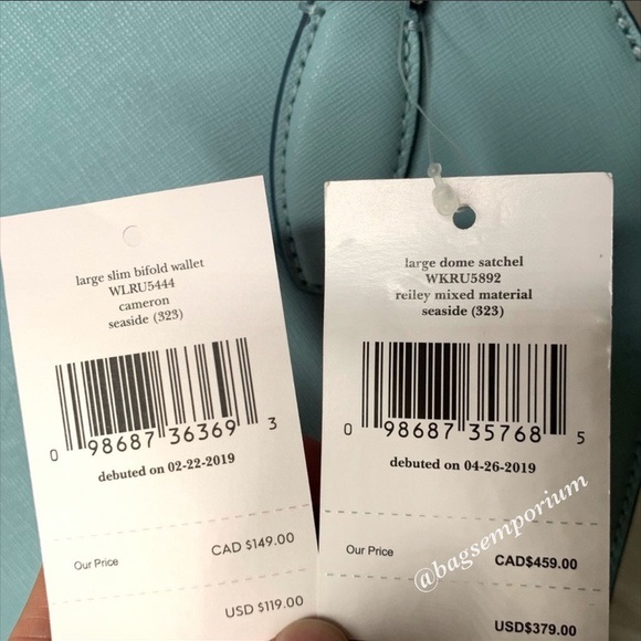 Kate Spade LG Reiley Dome Satchel / Wallet Set - Picture 6 of 8